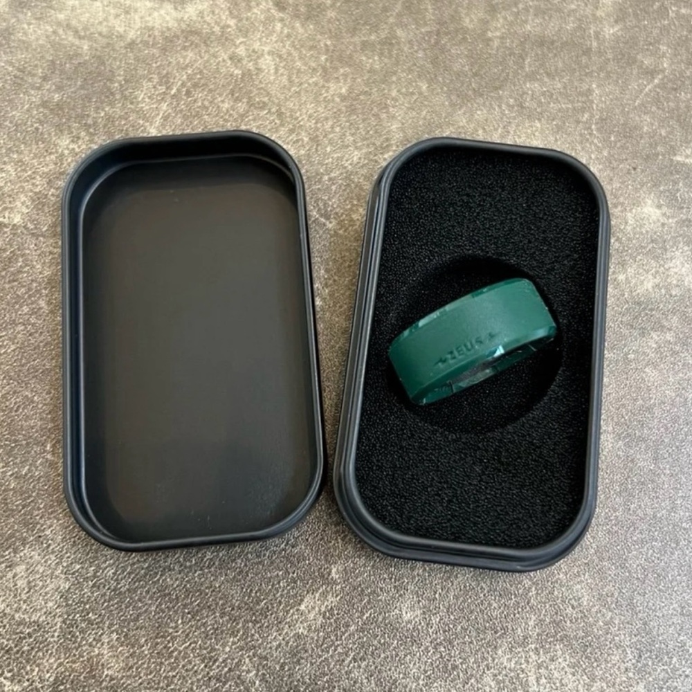 Zeus Green Silicone Ring